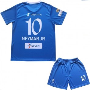 Al-Hilal Neymar Jr #10 Domaci Dres za Dječji 2023-24 Kratak Rukavima (+ kratke hlače)